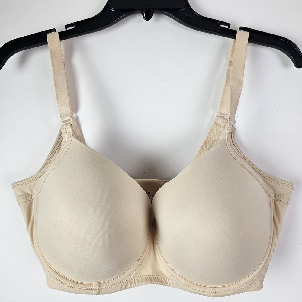Modern Movement 34DD Bra Beige Underwire Back Closure
